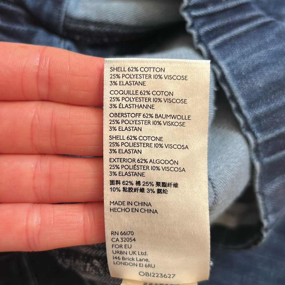 Anthropologie Pilcro & the Letterpress High Rise Denim Jean Leggings women’s XXS - Picture 10 of 11